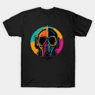 colorful gas mask T-Shirt